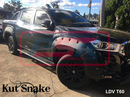 FLARES-LDVT60 LDV T60 Kut Snake Flares - 50-55mm - Full Set | Genuine Kut Snake 4X4 Accessory