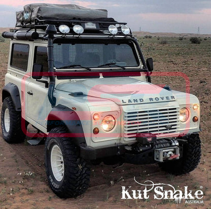 FLARES-LR-DEFENDER Land Rover Defender 1988-2017 Kut Snake Flares - 95mm - Full Set | Genuine Kut Snake 4X4 Accessory