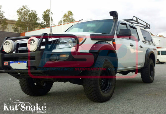 FLARES-RANGER-PJPK-2 Ford Ranger PJ/PK 2007-2011 Kut Snake Flares - 58mm - Front Only | Genuine Kut Snake 4X4 Accessory