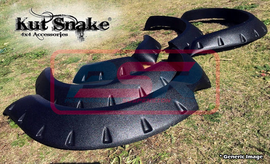 FLARES-RANGER-PX-MN-2 Ford Ranger PX 2012-2018 Kut Snake Flares - Monster 95mm - Front Only | Genuine Kut Snake 4X4 Accessory