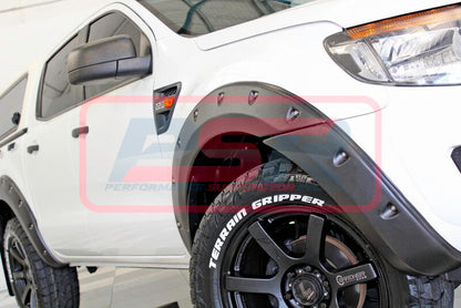 FLARES-RANGER-PX1-44-CS Ford Ranger PX1 2012-2015 Kut Snake Flares - Extra Slim 44mm - Full Set | Genuine Kut Snake 4X4 Accessory
