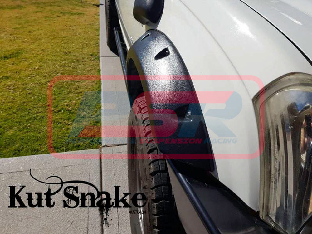 FLARES-RODEO-FS Holden Rodeo RA 2002-2006 Kut Snake Flares - 80mm - Front Only | Genuine Kut Snake 4X4 Accessory
