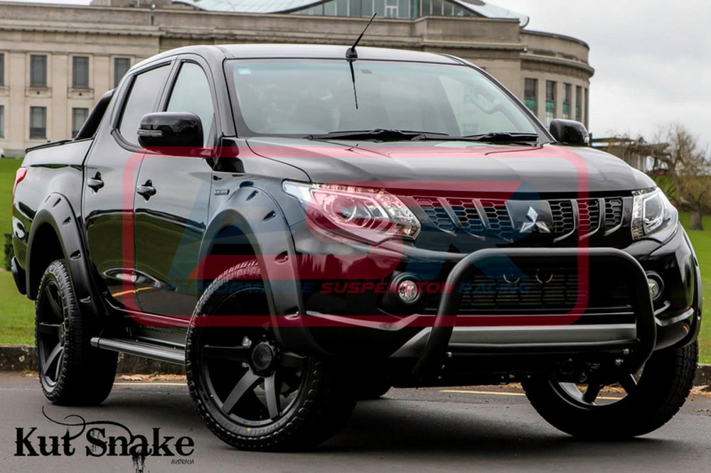 FLARES-TRITON-16 Mitsubishi Triton MQ 2015-On Kut Snake Flares - 70mm - Full Set | Genuine Kut Snake 4X4 Accessory