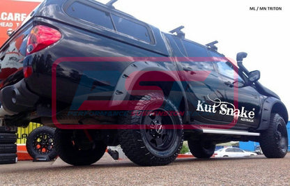 FLARES-TRITON Mitsubishi Triton ML/MN 2006-2015 Kut Snake Flares - 95mm - Full Set | Genuine Kut Snake 4X4 Accessory