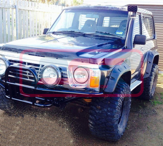 FLARES-Y60-2 Nissan Patrol GQ Kut Snake Flares - 100mm - Front Only | Genuine Kut Snake 4X4 Accessory