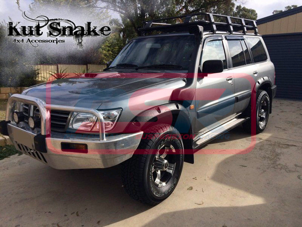 FLARES-Y61 Nissan Patrol GU Series 1-2-3 1997-2004 Kut Snake Flares - 55mm - Full Set | Genuine Kut Snake 4X4 Accessory
