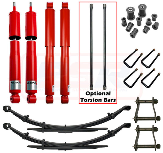 HILKIT-113 PSR Toyota Hilux N60 Torsion / Leaf Koni Heavy Track 2" Lift Kit | Genuine PSR Lift Kit