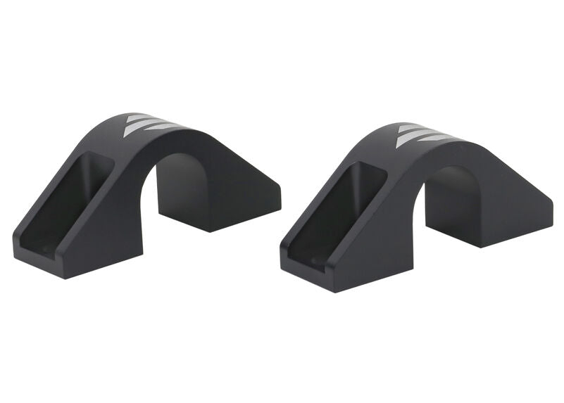 KBR10 Whiteline Universal Billet Alloy Sway Bar Mount - Saddle Kit 62-88mm Slotted Mounting Hole to suit Universal D Mount Bushing | Genuine Whiteline Suspension Component