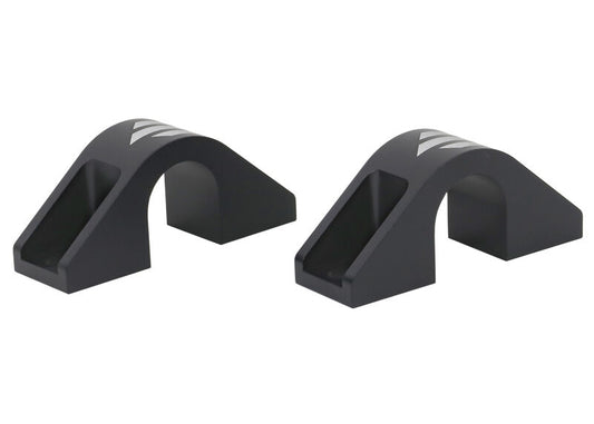 KBR10 Whiteline Universal Billet Alloy Sway Bar Mount - Saddle Kit 62-88mm Slotted Mounting Hole to suit Universal D Mount Bushing | Genuine Whiteline Suspension Component