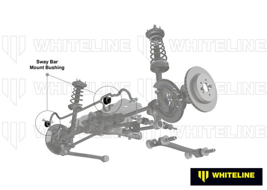 KBR18-20 Whiteline Heavy Duty Rear Sway Bar Mount Kit - 20mm to Suit Subaru Forester SF, SG | Genuine Whiteline Suspension Component - photo 2 of 4