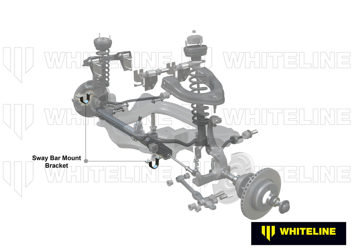 KBR19 Whiteline Front Sway Bar Mount - Saddle Kit to Suit Chrysler Valiant | Genuine Whiteline Suspension Component - photo 2 of 4