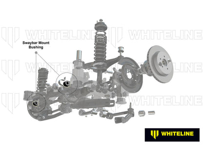 KBR22-24 Whiteline Heavy Duty Rear Sway Bar Mount Kit - 24mm to Suit Mitsubishi Lancer Evo 4 5 6 7 8 9 | Genuine Whiteline Suspension Component - photo 2 of 4