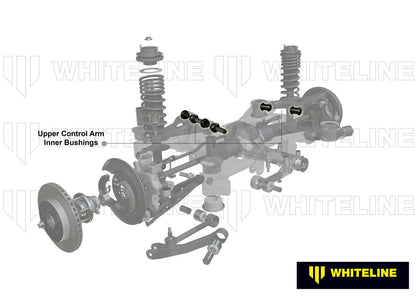 KCA326 Whiteline Rear Control Arm Upper - Inner Bushings Double Offset Camber to Suit Subaru BRZ, Forester, Impreza, Levorg, Liberty and Toyota 86 | Genuine Whiteline Suspension Component - photo 2 of 5