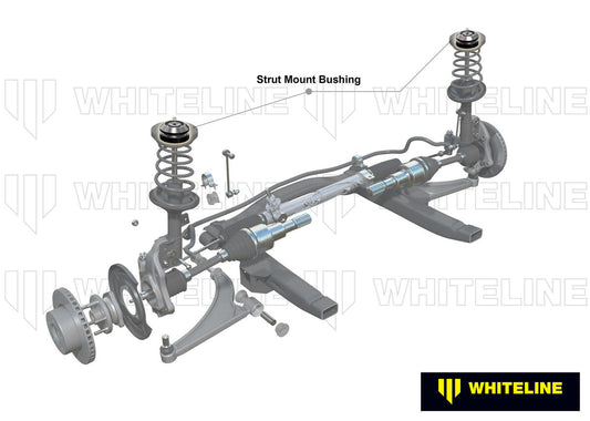 KCA335 Whiteline Caster/Camber Offset Front Strut Mount - Kit to Suit Subaru Forester, Impreza, Liberty and Outback | Genuine Whiteline Suspension Component - photo 2 of 4