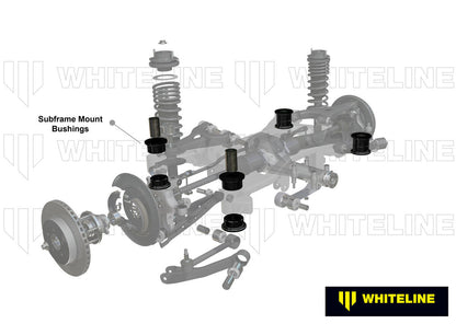 KCA349 Whiteline Rear Subframe - Align and Lock Bushing Kit to Suit Nissan 180SX, 200SX. 300ZX and Skyline | Genuine Whiteline Suspension Component - photo 2 of 5