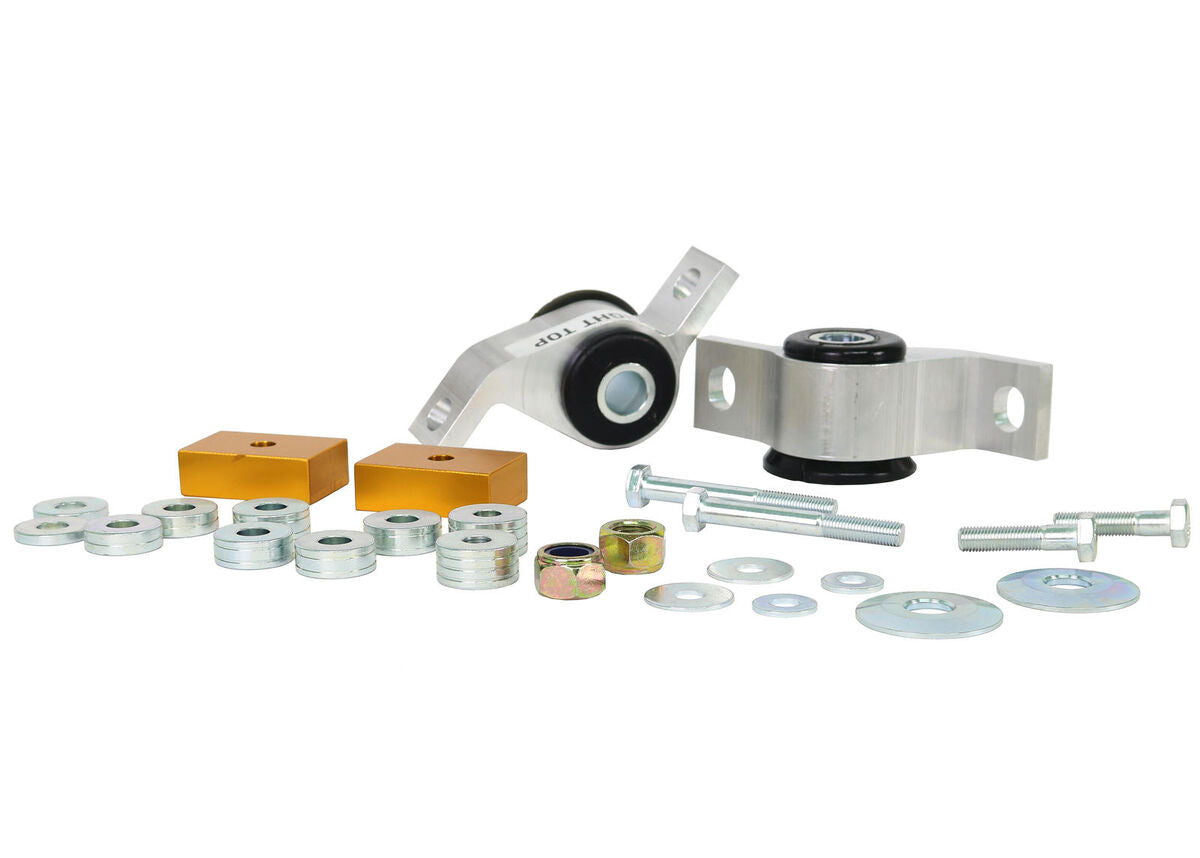 KCA359M Whiteline Front Lower Inner Rear Bushings Offset Caster & Anti Lift to Suit Subaru Impreza GD incl WRX/STi | Genuine Whiteline Suspension Component
