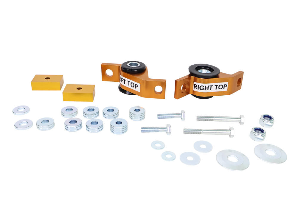 KCA362 Whiteline Front Lower Inner Rear Bushings Offset Caster & Anti Lift to Suit GD Subaru Impreza incl WRX/STi | Genuine Whiteline Suspension Component - photo 3 of 4