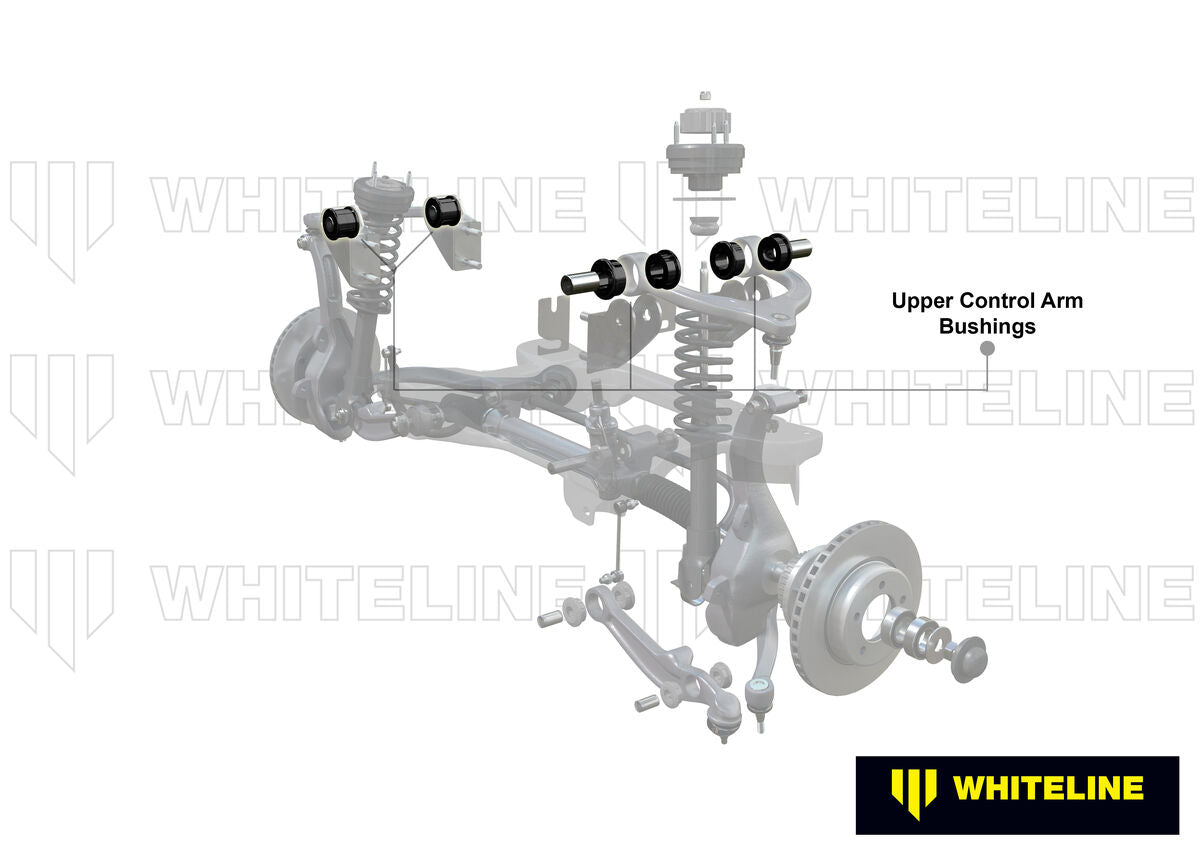 KCA420 Whiteline Front Upper Control Arm - Bushing Double Offset Camber Kit to Suit Audi A4-A8, S4-S8 Fwd/Awd | Genuine Whiteline Suspension Component - photo 2 of 5