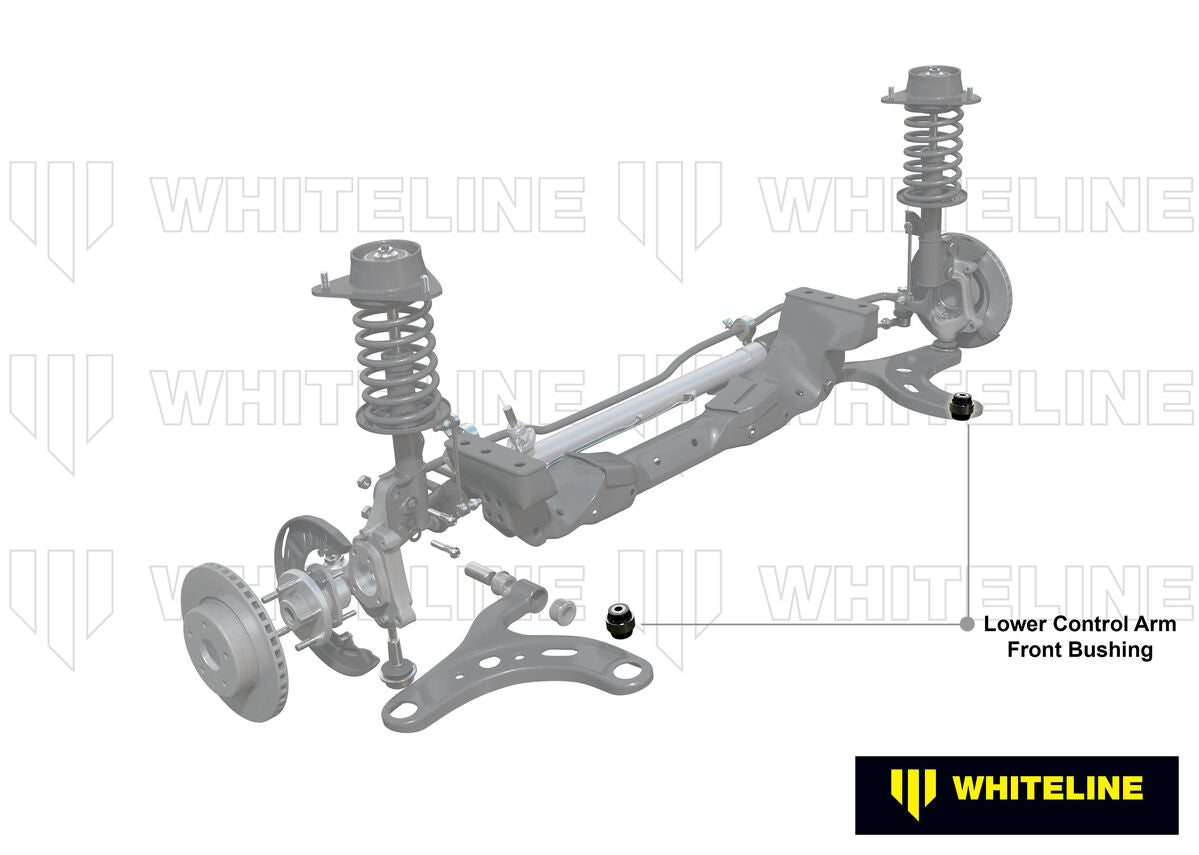 KCA434 Whiteline Front Lower Control Arm - Inner Front Bushing Kit Double Offset to Suit Subaru BRZ and Toyota 86 | Genuine Whiteline Suspension Component - photo 2 of 5