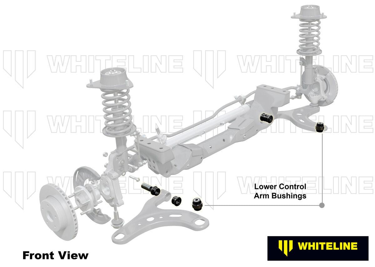 KCA479 Whiteline Front Lower Inner Bushing Kit Double Offset to Suit Honda Civic 7th 8th Gen and Integra DC5 | Genuine Whiteline Suspension Component - photo 2 of 5