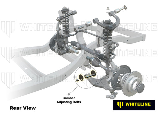KCA491 Whiteline Front Lower Control Arm - Inner Camber Bolt Kit to Suit Toyota Prado 150 Series and FJ Cruiser GSJ15 | Genuine Whiteline Suspension Component - photo 2 of 4