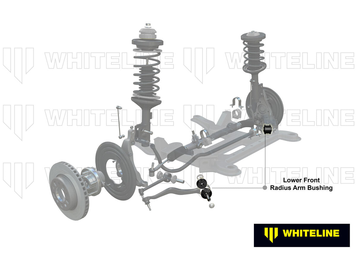 KCA495 Whiteline Front Radius Arm Lower - Bushing Double Offset Caster Kit to Suit Toyota GR Supra A90 and BMW Z4 G29 | Genuine Whiteline Suspension Component - photo 2 of 5