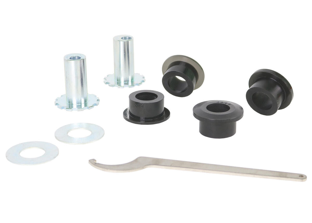 KCA538 Whiteline Front Lower Control Arm - Inner Front Bushing Double Offset Kit to Suit Audi, Seat, Skoda and Volkswagen PQ35 Fwd/Awd | Genuine Whiteline Suspension Component