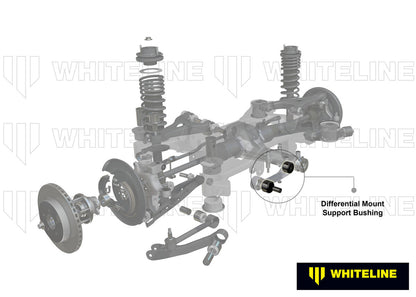 KDT923 Whiteline Rear Differential Mount - Front Bushing Kit to Suit Subaru BRZ and Toyota 86 | Genuine Whiteline Suspension Component - photo 2 of 5