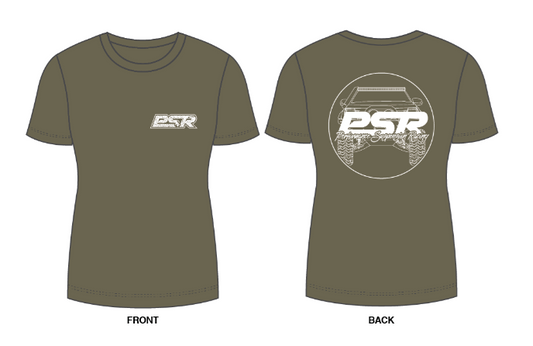 KHAKI-LADIES-TEE PSR Ladies Khaki T-Shirt | Genuine PSR 4X4 Part