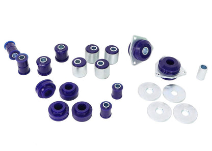 KIT043CADJK SuperPro Front & Rear Radius Arms & Panhard Rod Bush Kit - Caster Correction to suit Land Rover Defender L316 TD5 & V8 1998-2016 | Genuine SuperPro Suspension Component