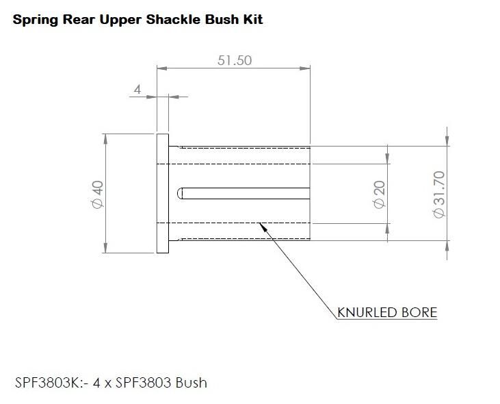 KIT168K SuperPro Complete Leaf Spring Bush Kit to suit Ford Ranger, Mazda BT-50 & VW Amarok | Genuine SuperPro Suspension Component