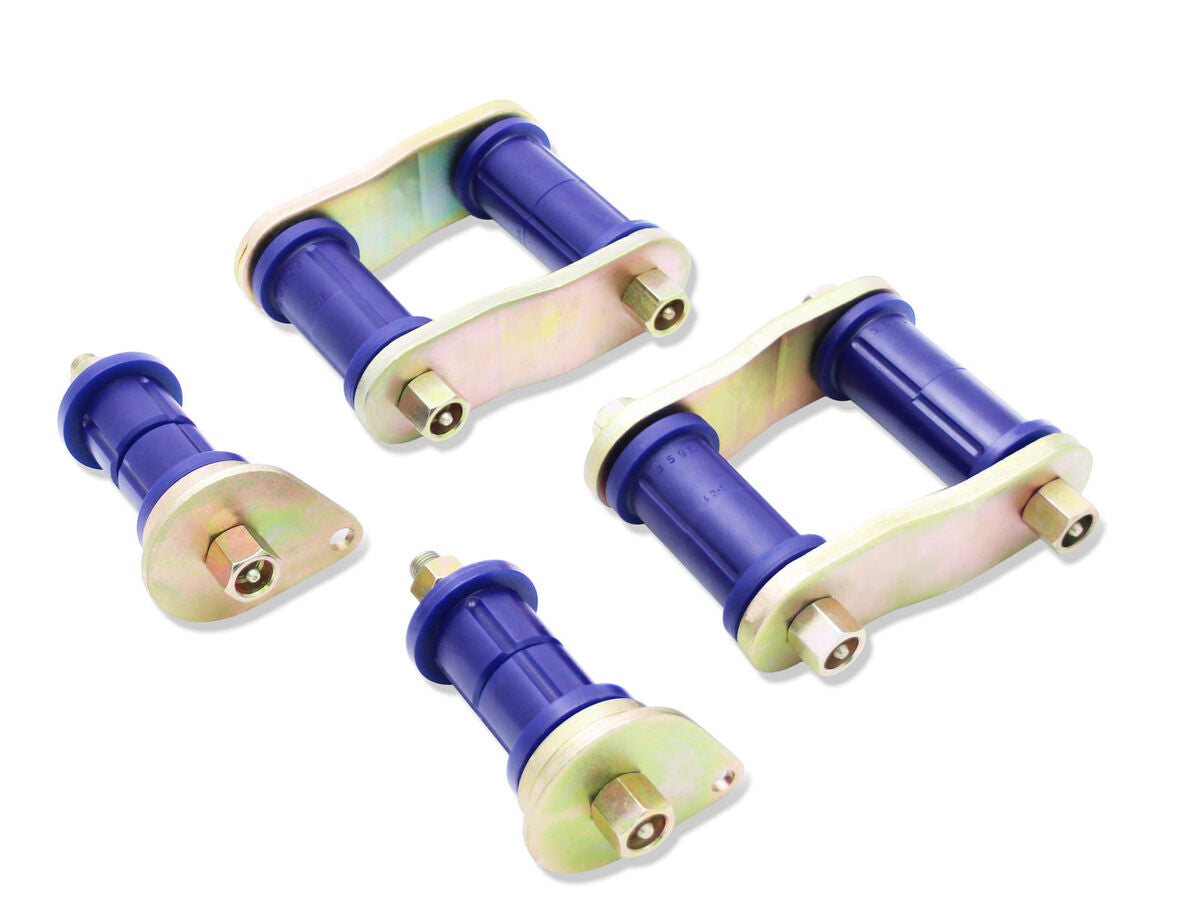 KIT193SK SuperPro Greasable Shackle and Bushing Kit to Suit Toyota LandCruiser 76, 78, 79 Series 2007-on | Genuine SuperPro Suspension Component
