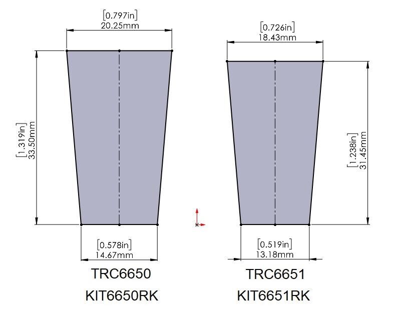 KIT6650RK SuperPro Single Replacement Ball Joint Kit for Front Upper Fixed Offset Control Arm TRC6650 | Genuine SuperPro Suspension Component