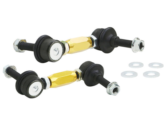 KLC140-090 Whiteline Universal Sway Bar Link - Adjustable Ball Style - 10mm Ball Stud 90-115mm | Genuine Whiteline Suspension Component