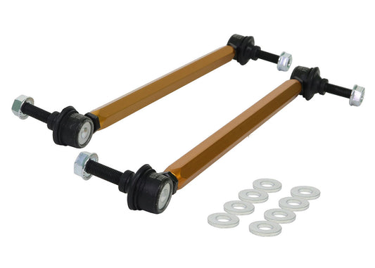 KLC140-395 Whiteline Universal Sway Bar Link - Adjustable Ball Style - 10mm Ball Stud 390-415mm | Genuine Whiteline Suspension Component
