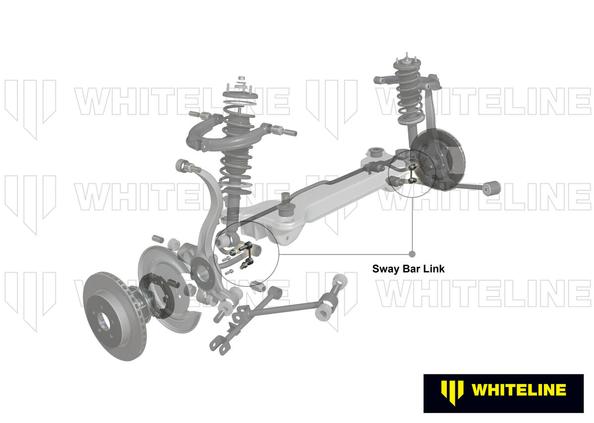 KLC173 Whiteline Rear Adjustable Sway Bar Link to Suit Nissan GT-R R35 | Genuine Whiteline Suspension Component - photo 2 of 5