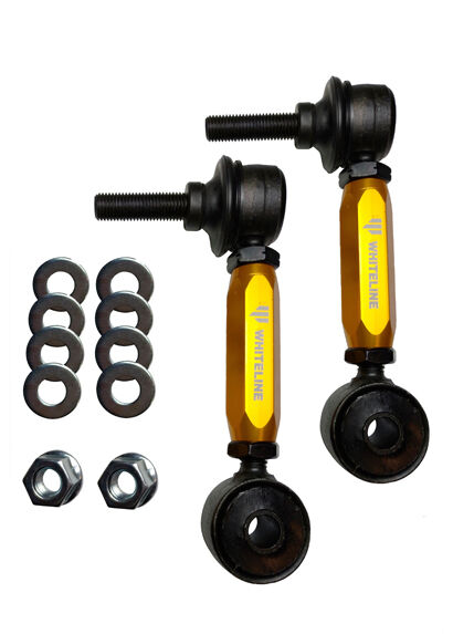 KLC189 Whiteline Universal Sway Bar Link - Ball/Bushing Style - 10mm Ball Stud 110-135mm | Genuine Whiteline Suspension Component