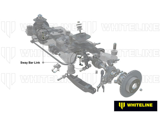 KLC233 Whiteline Rear Adjustable Sway Bar Link to Suit BMW 2 Series, M2, M3 and M4 | Genuine Whiteline Suspension Component - photo 2 of 4