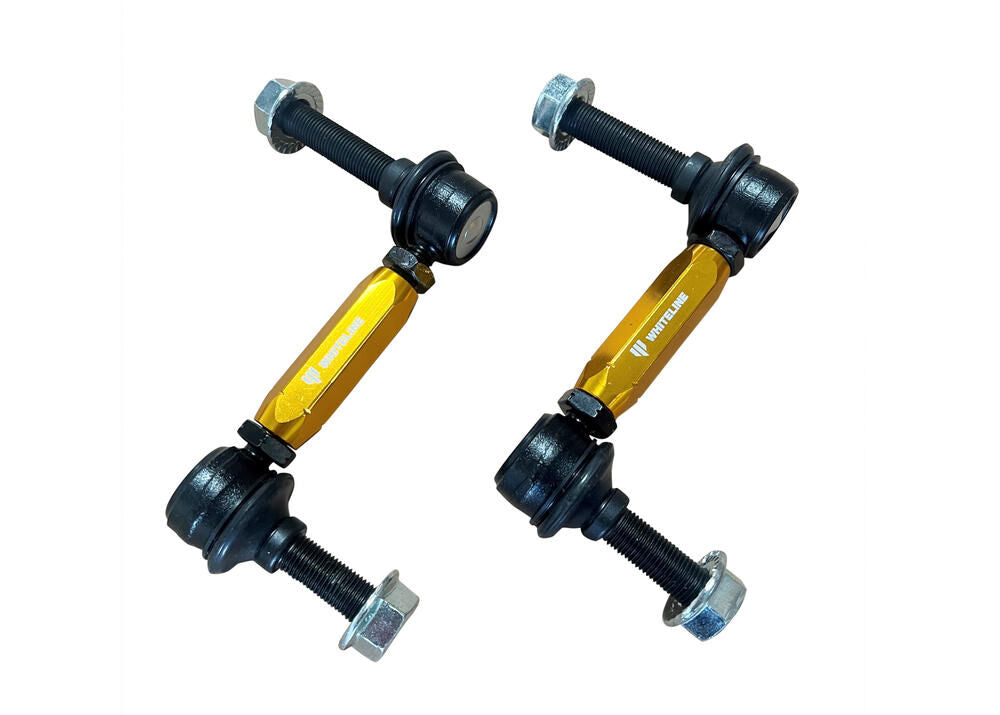 KLC239 Whiteline Front Adjustable Sway Bar Link to Suit Lifted Toyota Hilux, Prado 120 Series, Prado 150 Series and FJ Cruiser Without KDSS | Genuine Whiteline Suspension Component