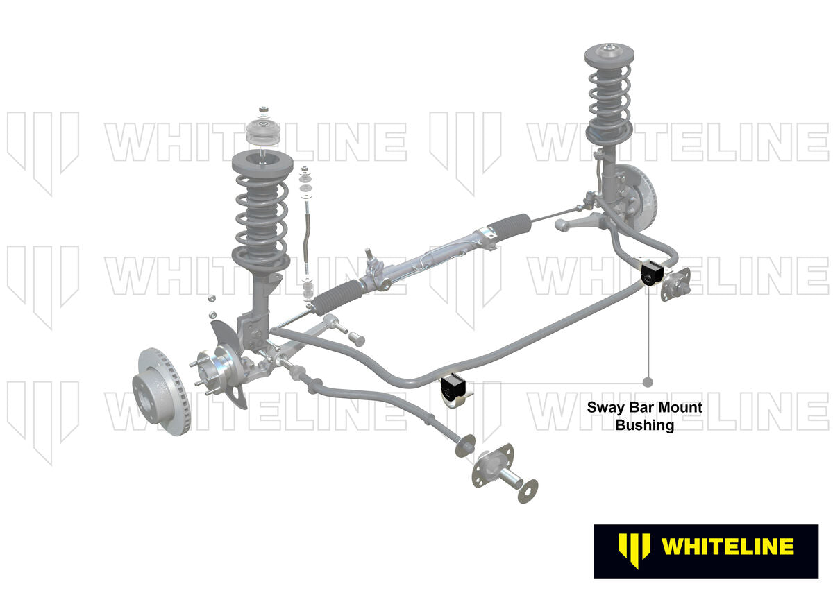 KSK004-27 Whiteline Front Sway Bar Mount - Bushing Kit 27mm to Suit Whiteline Sway Bars | Genuine Whiteline Suspension Component - photo 2 of 5