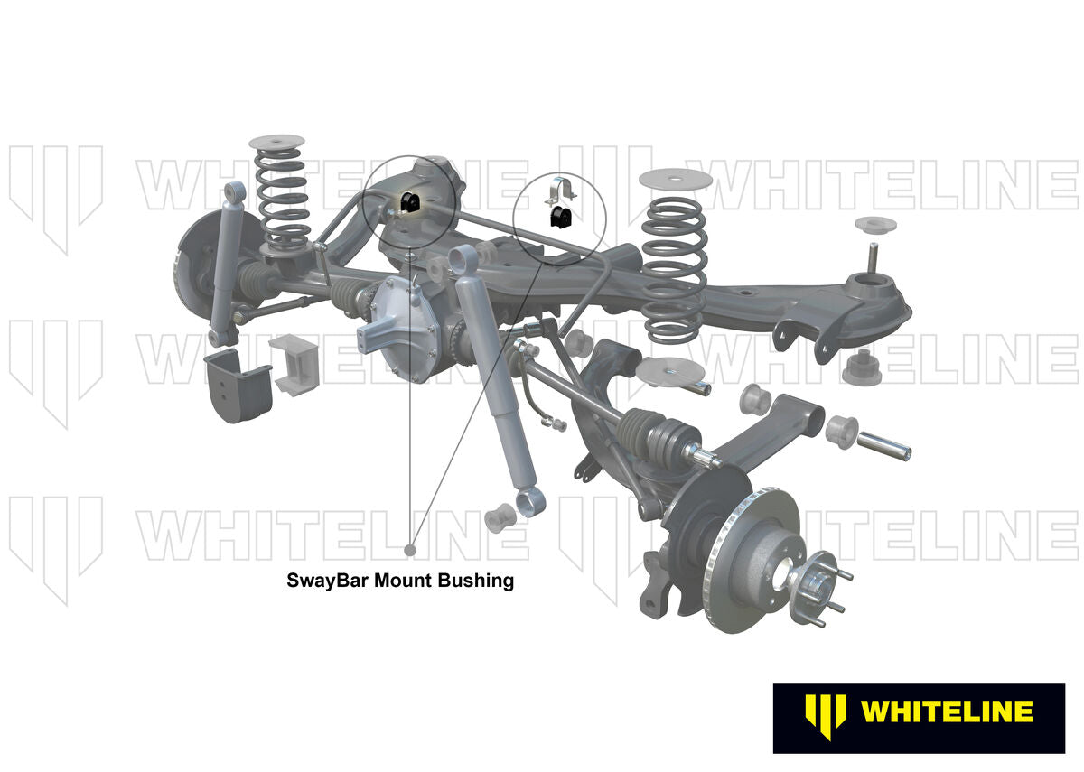 KSK012-16 Whiteline Rear Sway Bar Mount - Bushing Kit 16mm to Suit Whiteline Sway Bars | Genuine Whiteline Suspension Component - photo 2 of 5