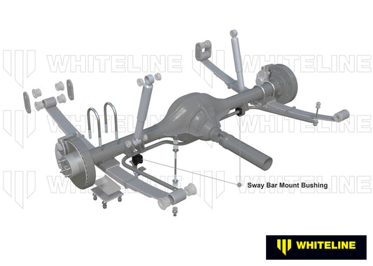 KSK040-20 Whiteline Front Sway Bar Mount - Bushing Kit 20mm to Suit Whiteline Sway Bars | Genuine Whiteline Suspension Component - photo 2 of 6
