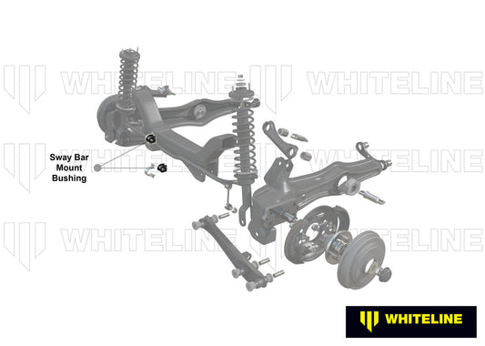 KSK077-20 Whiteline Rear Sway Bar Mount - Bushing Kit 20mm to Suit Whiteline Sway Bars | Genuine Whiteline Suspension Component - photo 2 of 5