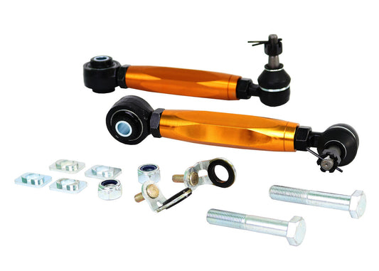 KTA147B Whiteline Adjustable Rear Toe Arms to Suit Subaru BRZ, Forester, Impreza, Levorg, Liberty and Toyota 86 | Genuine Whiteline Suspension Component