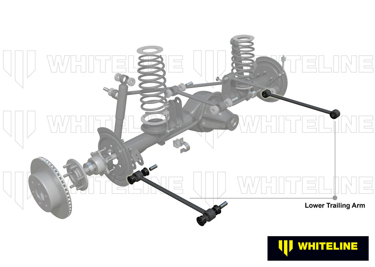 KTA202 Whiteline Adjustable Rear Lower Trailing Arms to Suit Toyota Land Cruiser 200 Series and 300 Series | Genuine Whiteline Suspension Component - photo 2 of 4