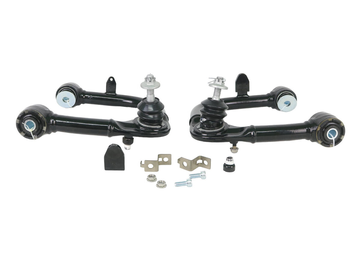 KTA347 Whiteline Front Upper Control Arms Fixed Offset to Suit Toyota Land Cruiser 300 Series | Genuine Whiteline Suspension Component