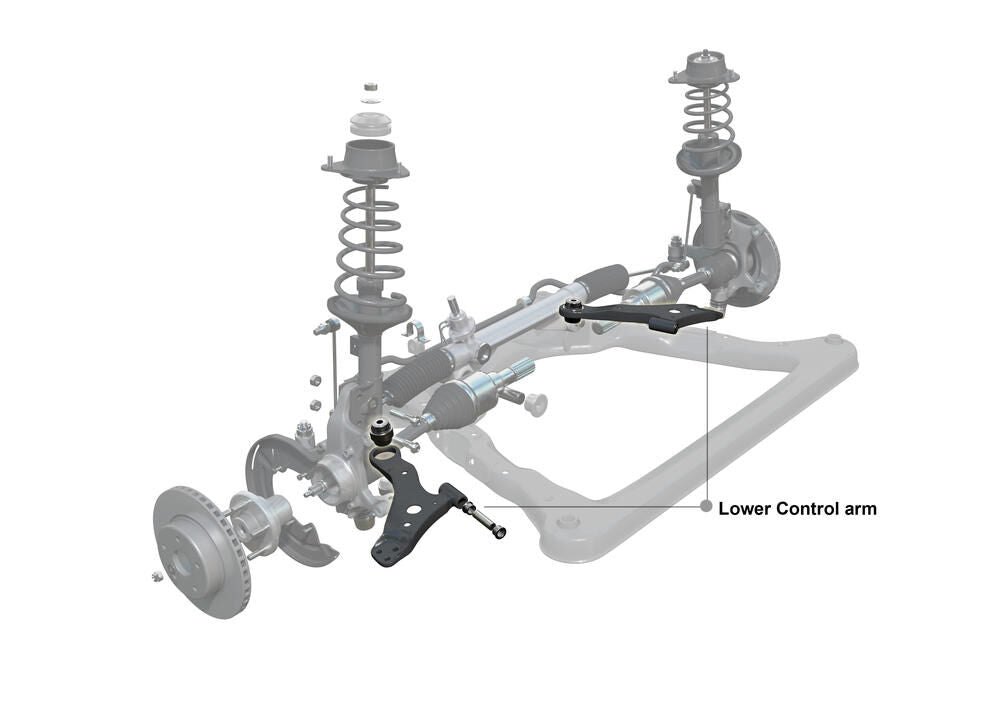 KTA360 Whiteline Front Lower Control Arm - Arm Assembly to Suit Subaru Forester SH and Exiga YA | Genuine Whiteline Suspension Component - photo 4 of 4