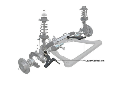 KTA360 Whiteline Front Lower Control Arm - Arm Assembly to Suit Subaru Forester SH and Exiga YA | Genuine Whiteline Suspension Component - photo 4 of 4