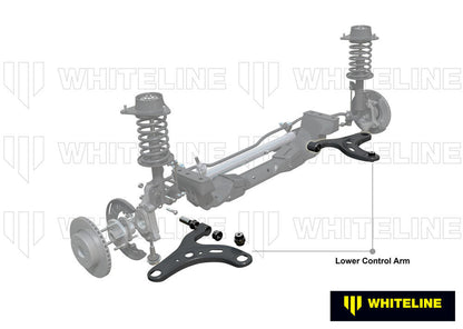 KTA366 Whiteline Front Lower Control Arm - Arm Assembly Performance Caster Correction to Suit Honda Civic 8th Gen FA, FD | Genuine Whiteline Suspension Component - photo 2 of 6