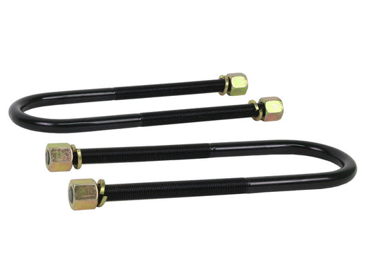 KUB105 Whiteline Universal U Bolts - ID=75mm, L=270mm, Thread=M14 - round top | Genuine Whiteline Suspension Component